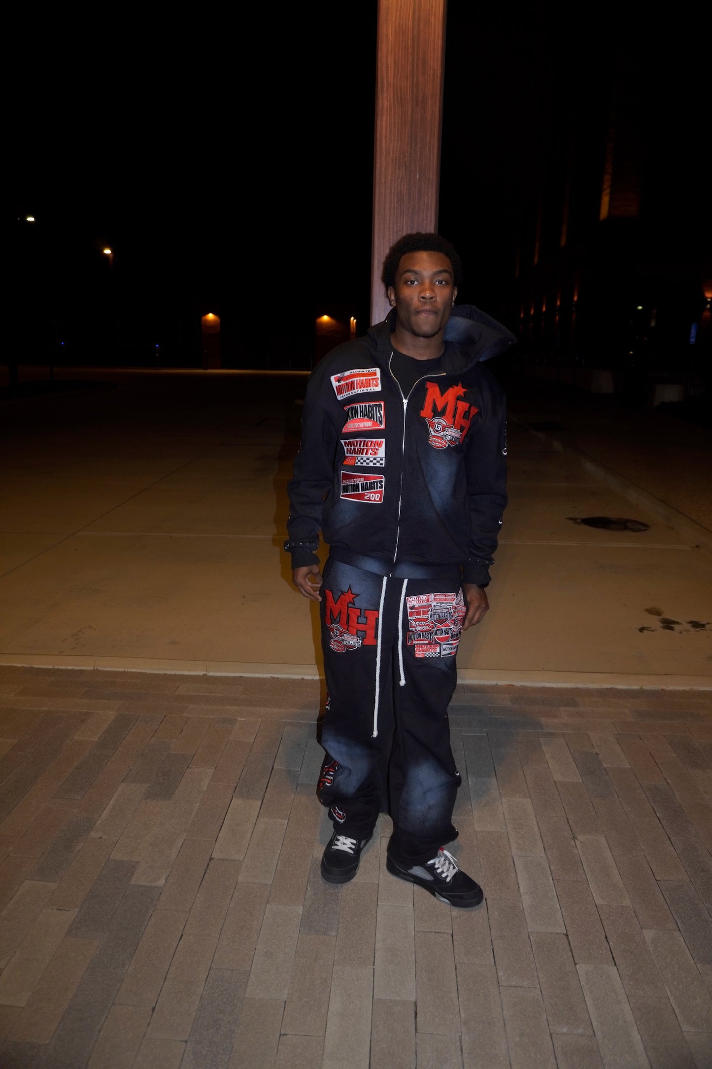 RED MOTION HABITS TRACKSUIT