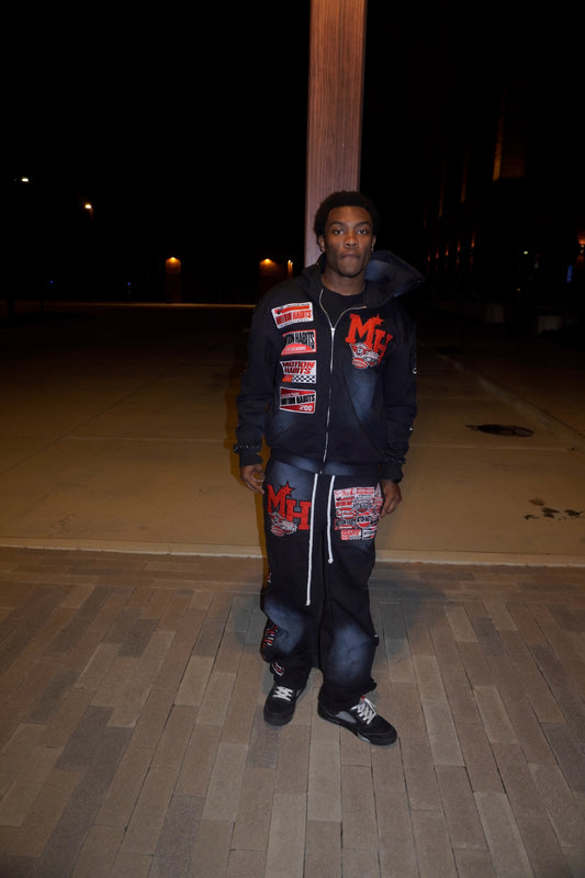 RED MOTION HABITS TRACKSUIT